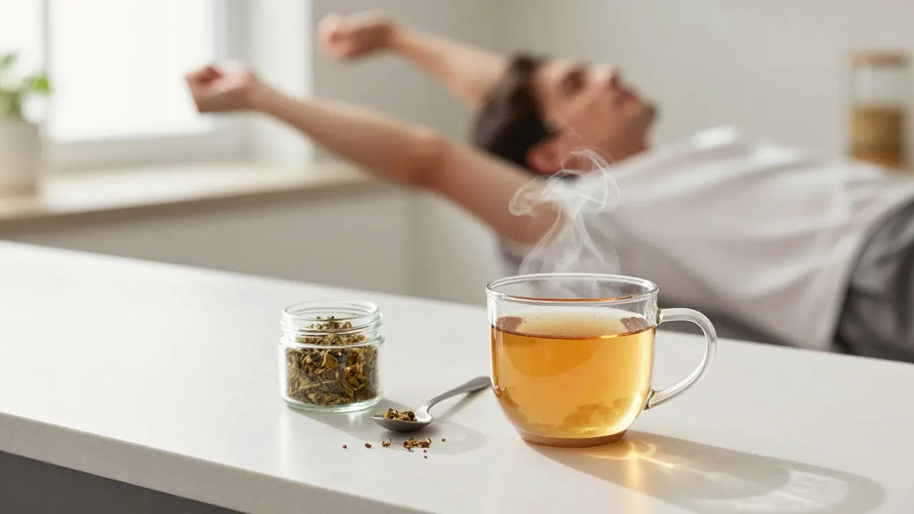 Ranní čaj z CBD květů pro svěžest