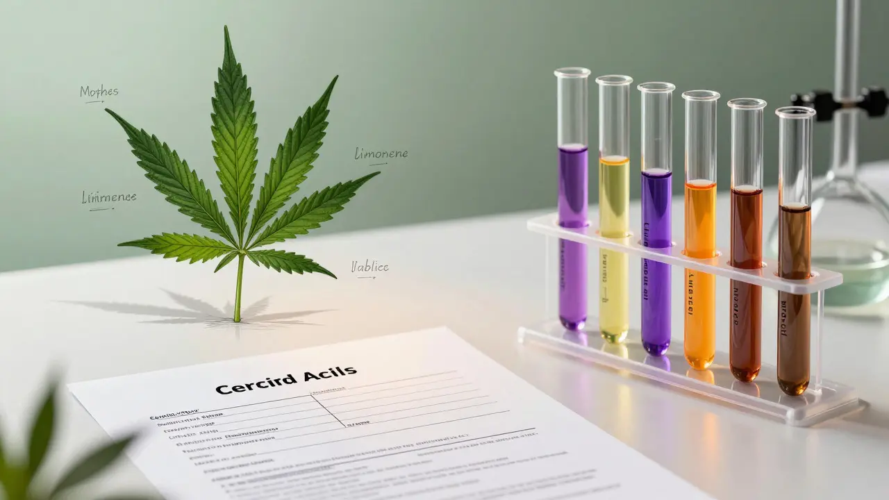 Kontrast mezi botanickými mýty a chemickou analýzou CBD